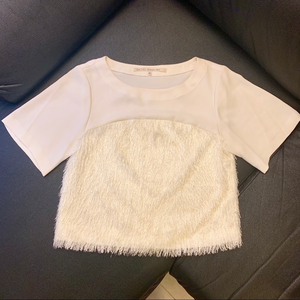 Rachel by Rachel Roy off white top